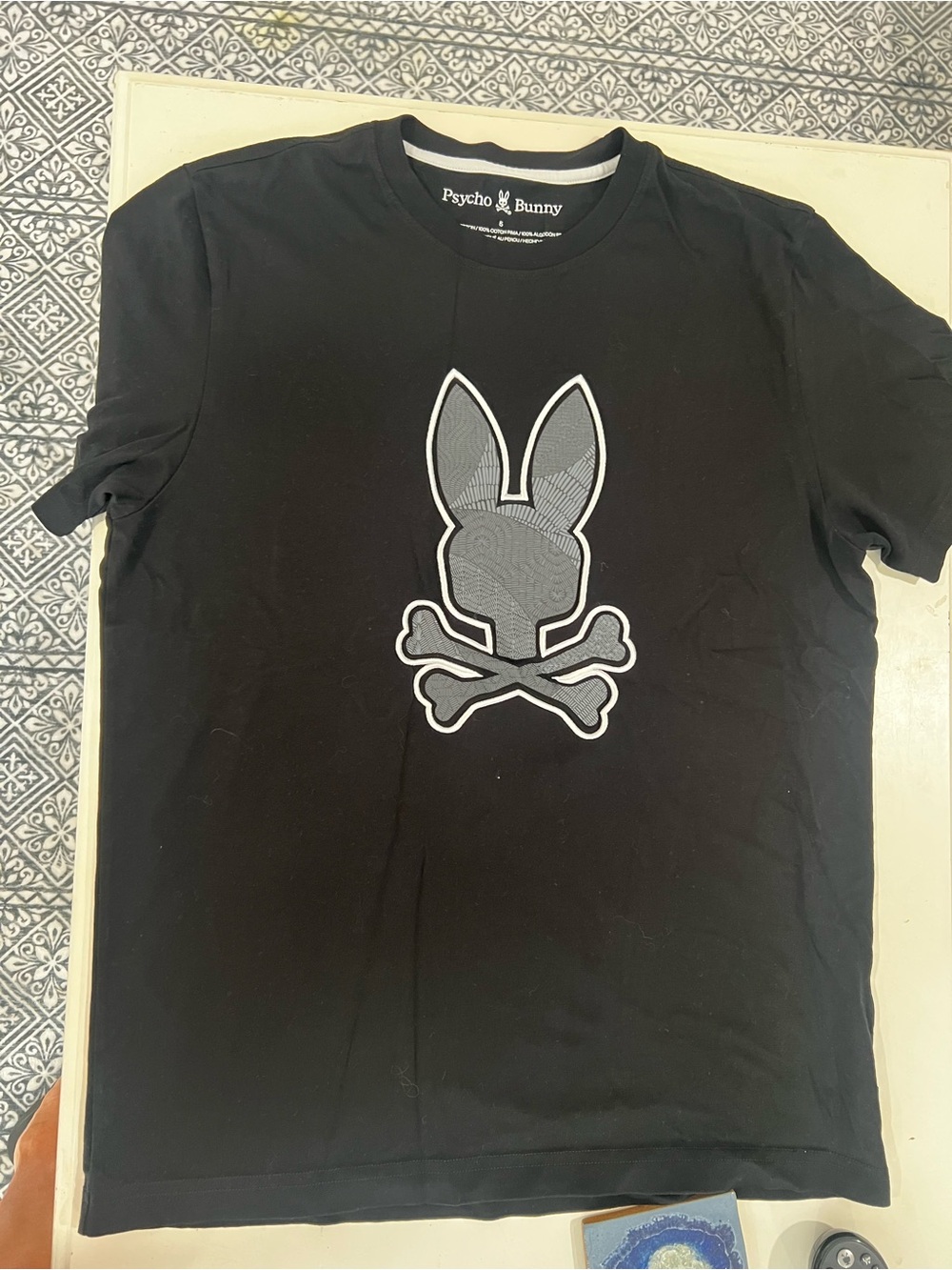 Psycho Bunny Black Logo Tee